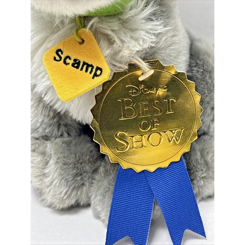 Disney Store The‎ Best of Show Scamp Dog Plush Lady and The Tramp 2 With Ribbon